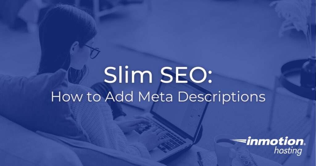 How to Add Meta Descriptions With Slim SEO