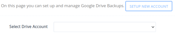 Connect Google Drive to CyberPanel