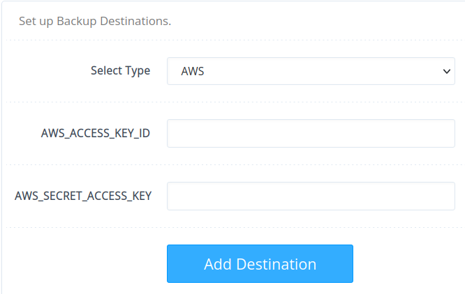 Integrate CyberPanel with AWS