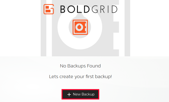 Creating a New Backup With Total Upkeep