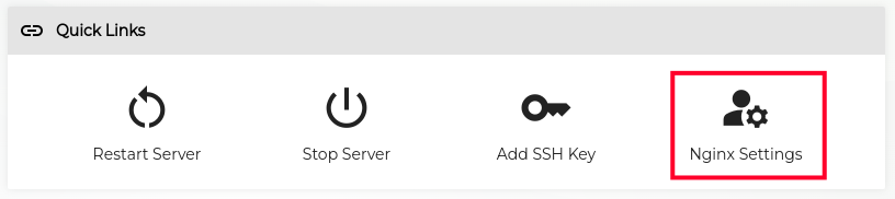 Access Server NGINX Settings