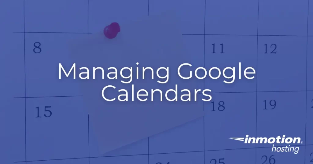managing google calendars hero image