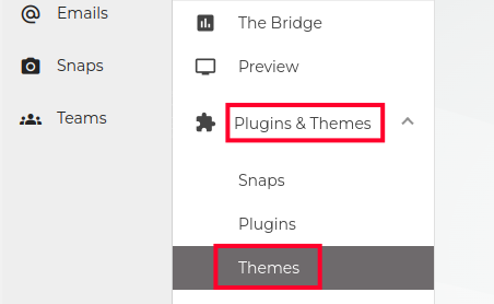 Accessing the Themes With Platform i