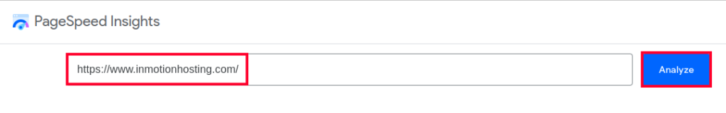 Analyze Website With PageSpeed Insights