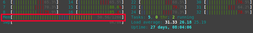 Memory Usage on Shared During ApacheBench Test