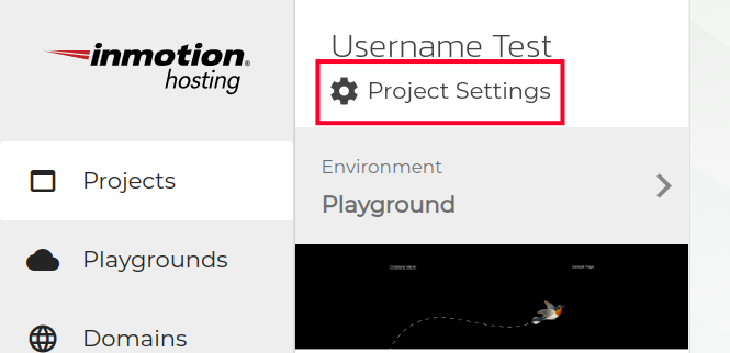 Accessing Your Project Settings with InMotion Central