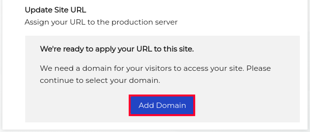 Adding a Domain When Publishing a Site With InMotion Central