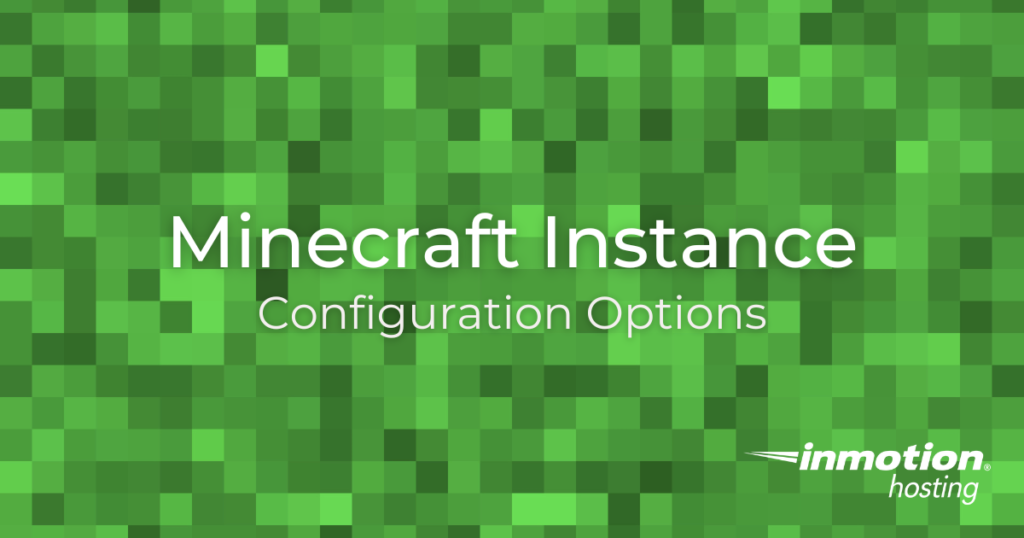 Learn About the Minecraft Instance Configuration Options