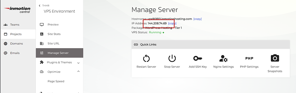 Platform i locating your VPS IP Address