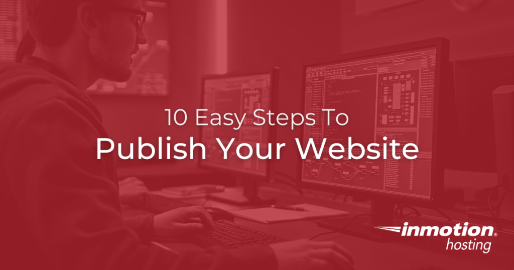 How To Publish Your Website in 10 Steps title image