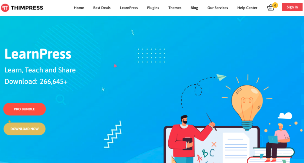 LearnPress by ThimPress Website Screenshot