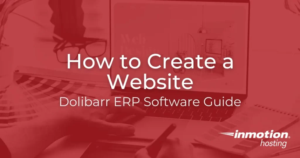 How to Create a Website with Dolibarr ERP Software Hero Image