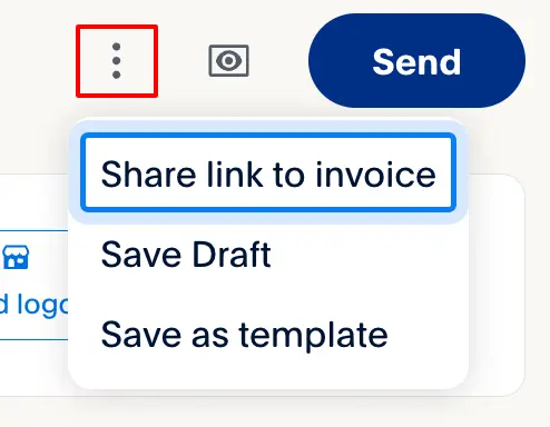 PayPal Invoice Sharing Options