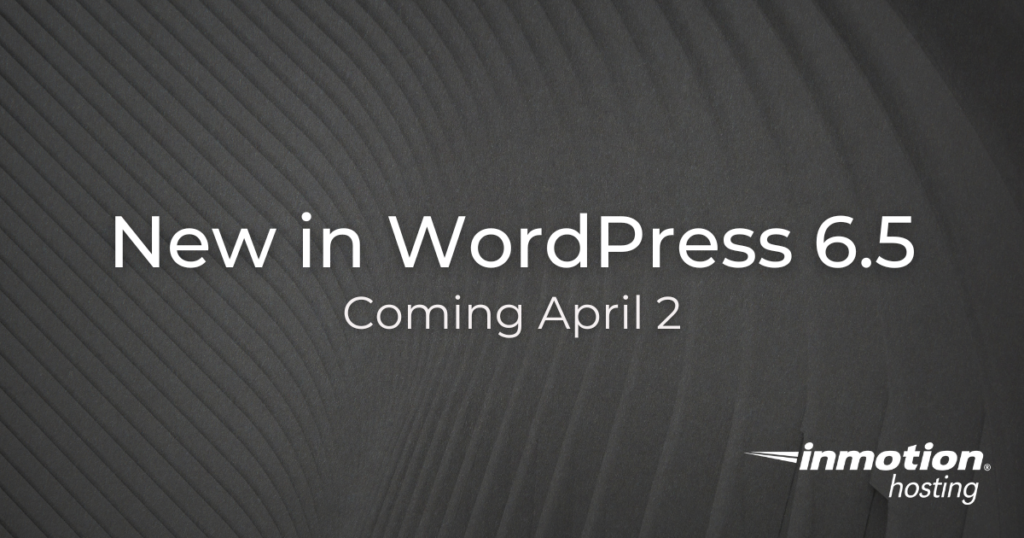 WordPress 6.5 Release Announcement Title Image