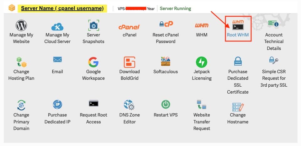 WHM Root from AMP Panel