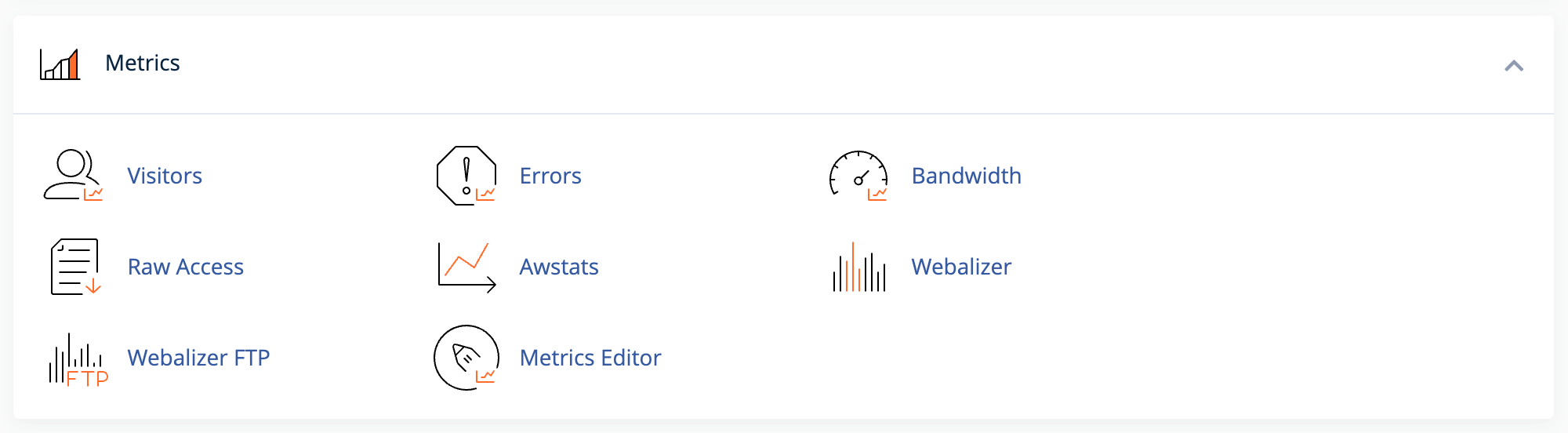 cPanel Tools - Metrics