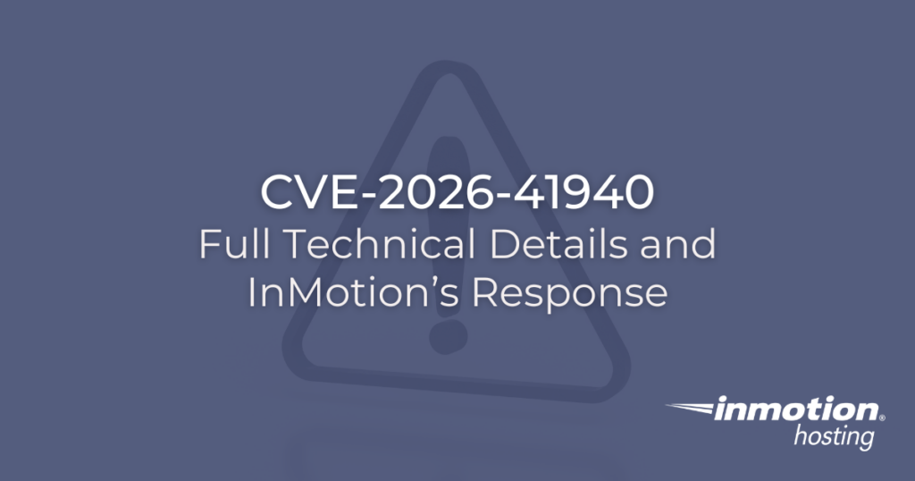CVE-2026-41940: Full Technical Details and InMotion's Response