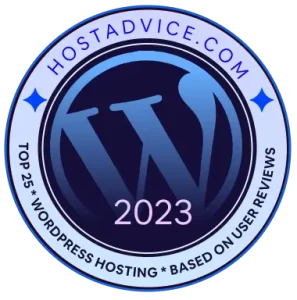 2023 Silver Award - Top 25 Best WordPress Hosting