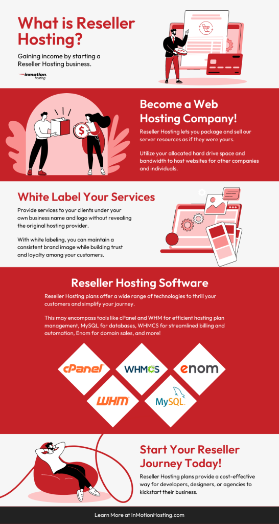 What is Reseller Hosting Infographic