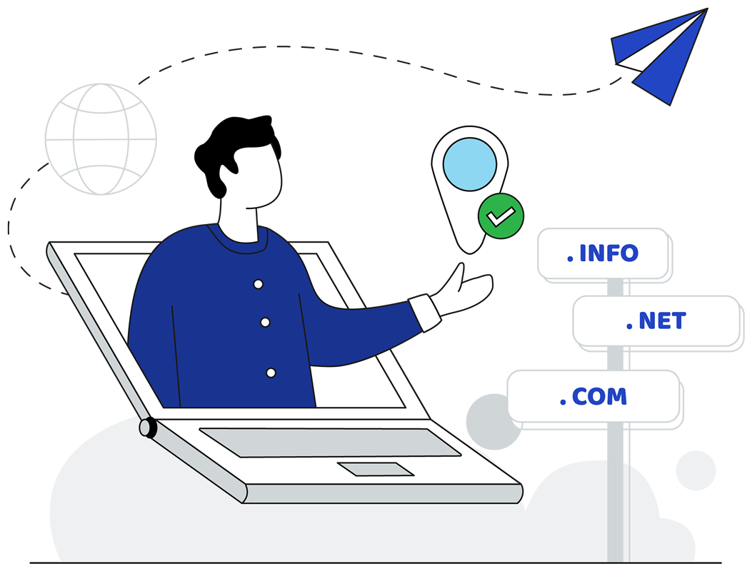 Domain Name Registration illustration