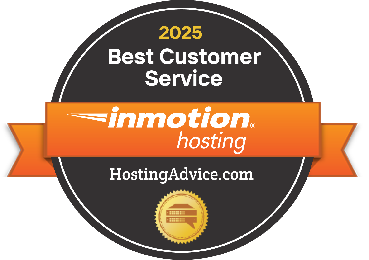 HostingAdvice 2025 Best Customer Service Award