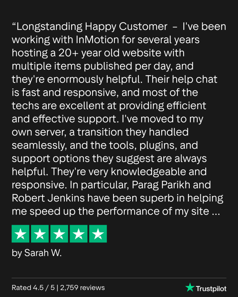 Відгук Сари Венделл на Trustpilot